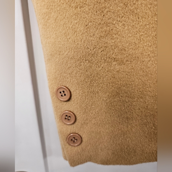 NWT - Angora Blend Venezia-Milano Camel Blazer - Size 16 - Picture 3 of 16